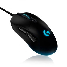 Ігрова безшумна дротова миша G407 Silent Plus з LED-підсвіткою і чутливістю 12000 DPI