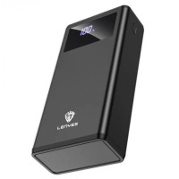 Павера Power Bank LENYES PX591 50000mAh з LED-дисплеєм і ліхтариком, зовнішній акумулятор із підтримкою швидкої з
