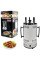 Электрошашлычница вертикальная Domotec BBQ MS-7782 ∙ Шашлычница электрическая 6 шампуров 1000W Белая