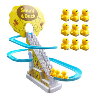 Интерактивная игра Утиная гоночная трасса Small Duck Детские музыкальные горки – эскалатор
