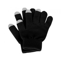 Перчатки для сенсорных экранов iGloves Black, Зимние перчатки с сенсорными пальцами для работы с емкостными