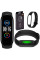 Фітнес браслет Smart Band M5 black 5 Hey Plus кольоровий М5 крокомір, вимірювання тиску і пульсу чорні, смарт