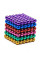 Кольоровий Веселка Rainbow Mix colour 216 кульок 5мм в боксі