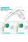 Акумуляторна щітка для миття посуду Electric Cleaning Brush з обертовими насадками, USB