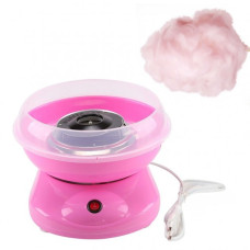 Мини аппарат для сладкой ваты Cotton Candy Maker GCM-520, Розовый, Машинка для сахарной ваты 500W, Сладкая
