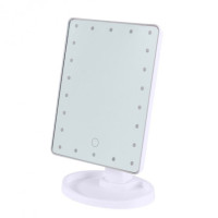 Косметическое сенсорное зеркало для макияжа Magic MakeUp Mirror вращается на 180 настольное зеркало