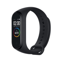 Фітнес браслет Smart Band M6 black 6 Hey Plus кольоровий М6 крокомір, вимірювання тиску і пульсу чорні, смарт
