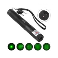 Потужна лазерна указка Green Laser Pointer YL - 303 1000mw, акумуляторний зелений лазер з ключем BL-303 діодний з насадкою ефектів