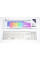 Дротова клавіатура Yelandar AN-T20 USB RGB з підсвіткою, мембранна, 104 клавіші, White