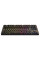 Ігрова клавіатура DX750 8930 дротова USB з RGB-підсвіткою, чорна