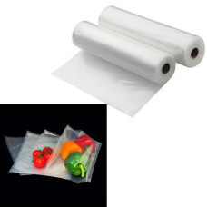 Вакуумні пакети для продуктів Vacuum Bag 25 см × 500 см, універсальні рулонні