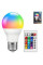Світлодіодна лампа Anslut LED RGB MAG-719 з пультом, E27, регулювання яскравості