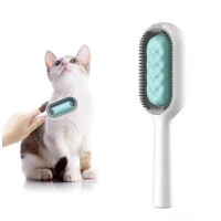 Расческа-пуходерка 4в1 Pet Gravity для кошек и собак с массажем и влажной чисткой, синий/розовый Расческа-пуходерка 4в1 Pet Gravity для кошек и собак с массажем и влажной чисткой, синий/розовый