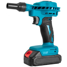 Електрична акумуляторна повітродувка для листя Tool Set 18 В 1300 мА·год, садовий пилосос, 2 акумулятори