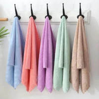 Набір рушників із мікрофібри 2 шт., 145×80 см і 75×35 см, м'які вбиральні лазеві рушники AND 521-2415