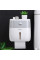 Тримач туалетного паперу з полицею пластиковий, настінний Ecoco Towel Holder AA2-2