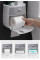 Тримач туалетного паперу з полицею пластиковий, настінний Ecoco Towel Holder AA2-2