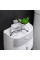 Тримач туалетного паперу з полицею пластиковий, настінний Ecoco Towel Holder AA2-2