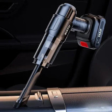 Портативний акумуляторний автомобільний пилосос Vacuum Cleaner 9997 із 6 насадками та HEPA фільтром, 5000 Па