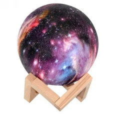Нічник 3D Moon Lamp Космос з акумулятором і пультом 15 см 16 кольорів