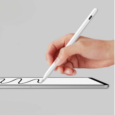 Стилус активний магнітний для IOS з LED-дисплеєм White