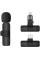 Петличний бездротовий мікрофон з адаптером Lightning/Type-C K9 Wireless Lavalier