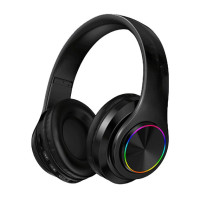 Наушники Bluetooth с RGB подсветкой и микрофоном B39 гарнитура