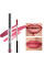 Підводка для губ матова Peel-Off Lip Liner відтінок червоно-коричневий