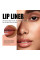 Підводка для губ матова Peel-Off Lip Liner відтінок червоно-коричневий