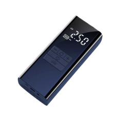 Компресор автомобільний портативний акумуляторний з USB і LED-дисплеєм 6000 мА·год