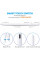 Стилус активний магнітний для IOS з LED-дисплеєм White