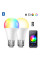 Лампа розумна LED RGB з білим і кольоровим світлом Tuya E27 Bluetooth