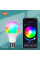 Лампа розумна LED RGB з білим і кольоровим світлом Tuya E27 Bluetooth