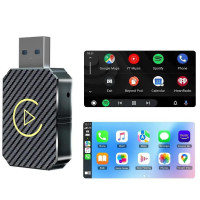 Адаптер бездротовий для авто CarPlay і Android Auto USB Bluetooth чорний