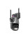 Бездротова WiFi IP-камера вулична поворотна PTZ P11 ICSEE 3MP+3MP, подвійний об'єктив, нічне бачення