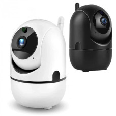 Камера відеоспостереження IP WiFi  QC011 поворотна з нічним баченням, датчиком руху та двостороннім зв'язком