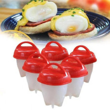Силіконові формочки для варіння яєць без шкаралупи EGG Boil 6 шт.