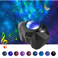 Домашний ночник-проектор Dream Aurora Star Lights с эффектом звёздного неба, для детей, черный