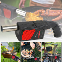 Дуйка для костра BBQ Fan CD-02B вентилятор ручной на батарейках Black
