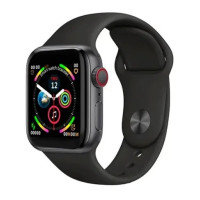 Смарт-часы Watch X8 MX с пульсомером и шагомером черного цвета