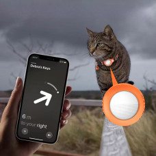 Умный Bluetooth трекер для поиска личных вещей, совместимый с Find My