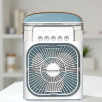 Мини-кондиционер-увлажнитель воздуха AIR COOLER FAN 4 в 1 с емкостью 600 мл и LED подсветкой