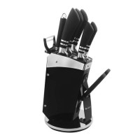 Кухонный набор ножей с подставкой UNIQUE UN-1835 9 предметов на подставке