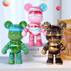Набір для творчості Fluid Bear DIY флюїдний ведмедик 23 см, розмальовка ведмежатко своїми руками