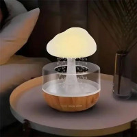Нічник-зволожувач Cloud Rain Humidifier з ефектом дощу, LED-підсвіткою й USB-живленням
