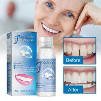 Полімерний гель у гранулах для тимчасового протезування зубів Moldable Teeth 30 мл  тимчасові зуби