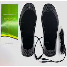 Устілки з підігрівом Heating Insoles USB, універсальні 28,5 см, розмір 35-45, електричні устілки для взуття