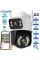 Вулична Wi-Fi IP-камера Q25 6 МП PTZ з LED-підсвіткою і датчиком руху, двосторонній аудіозв'язок