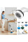 Електрощітка для прибирання Cleaning Brush 50 см із 8 насадками та обертовою головкою 360 градусів