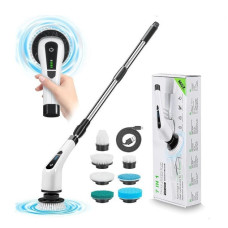 Електрощітка для прибирання Cleaning Brush 50 см із 8 насадками та обертовою головкою 360 градусів